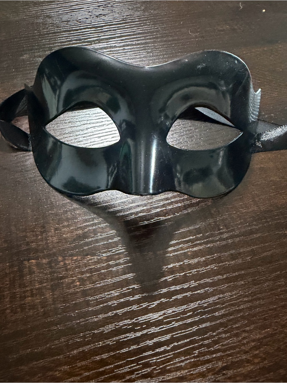 Black unisex Masquerade Eye Mask - Unbranded